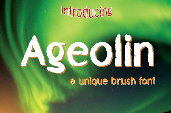 Ageolin: A Premium Display Font for Editorial Design