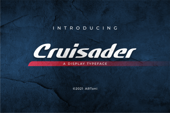Cruisader: A Modern Display Font for Creative Branding