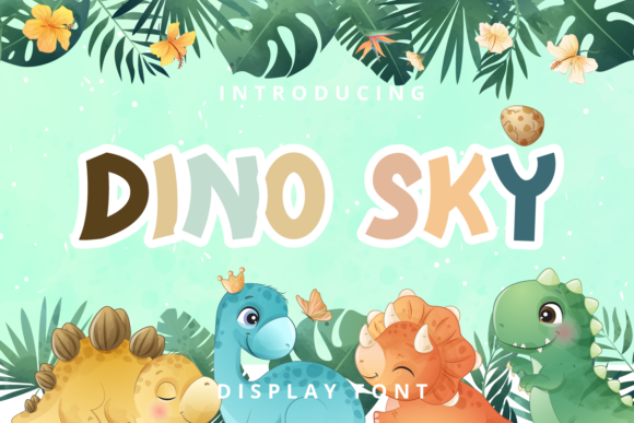 Dino Sky Font: Bringing Playful Power to Your Campaign Headlines