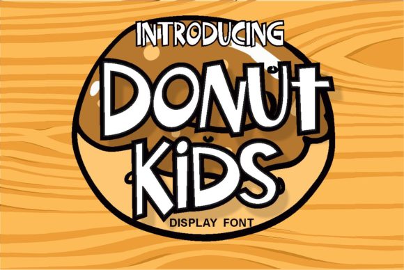 Donut Kids: A Sweet and Cool Display Font for Creative Campaigns