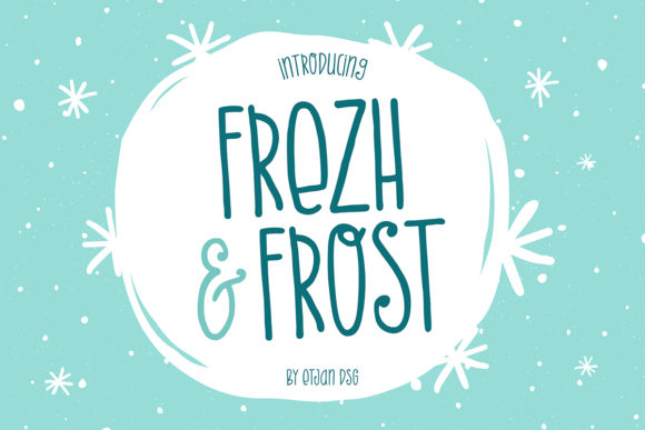 Frezh Frost: A Natural Display Font for Elegant Branding