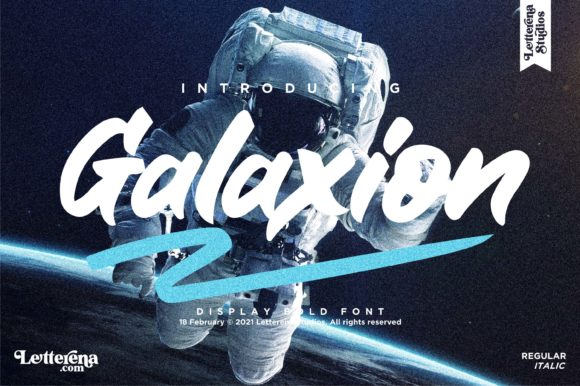 Galaxion: A Display Font for Distinctive Branding