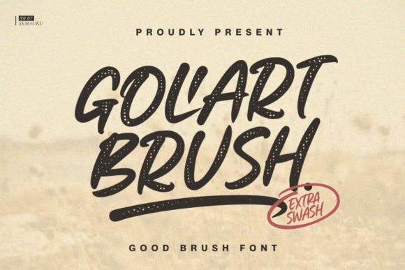Goliart Brush Font for Marketing and Visual Content