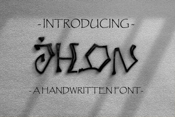 Jhon: An Original Display Font for Editorial Projects