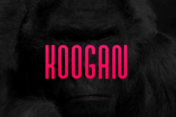 Koogan: A Modern Display Font for Clear Brand Communication