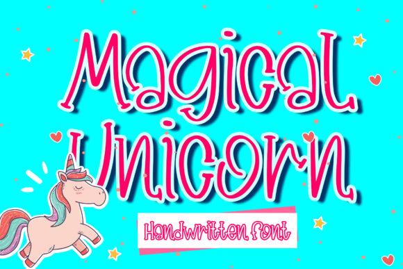Magical Unicorn: A Joyful Display Font for Editorial Design
