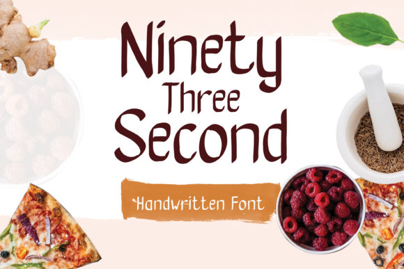 Ninety Three Second: The Modern Font for Engaging Visual Content