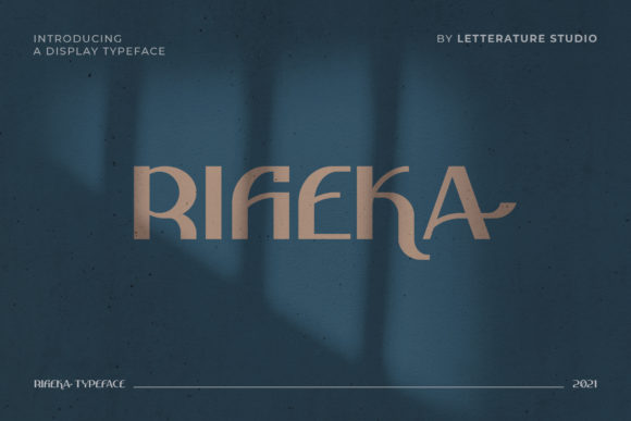 Rifieka: A Bold and Trendy Display Font for Creative Projects