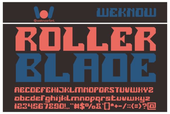 Roller Blade: A Friendly Display Font for Editorial Energy