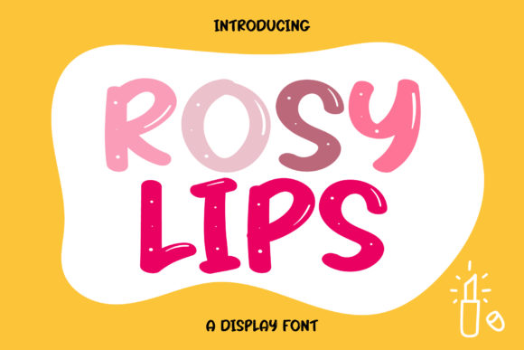 Rosy Lips: A Playful Display Font for Modern Marketing