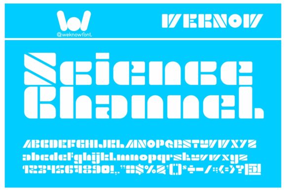 Science Channel: A Trendy and Authentic Display Font