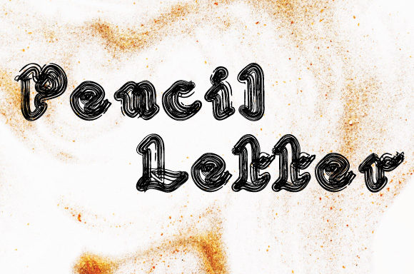 The Pencil Letter Font for Authentic Small Business Branding