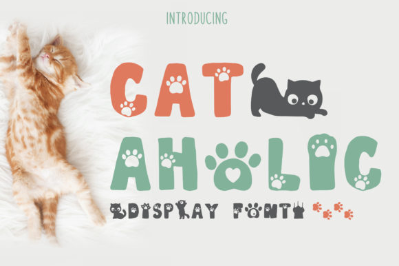 Transform Your Brand with Cat-Aholic: A Whimsical Display Font
