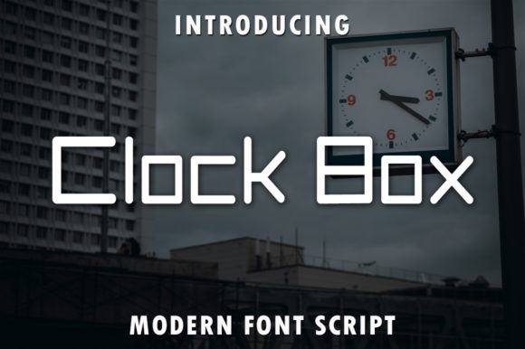 Unlocking Bold Design with the Clock Box Display Font