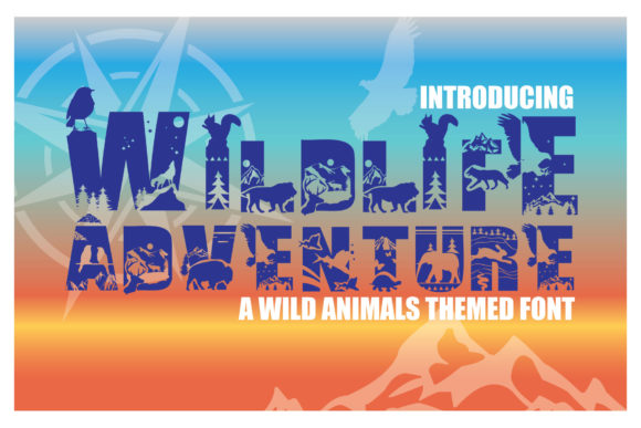 Wildlife Adventure: A Premium Display Font for Authentic Design